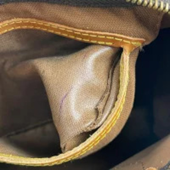 Louis Vuitton Speedy Boston Bag Commuter Handbag Monogram Brown